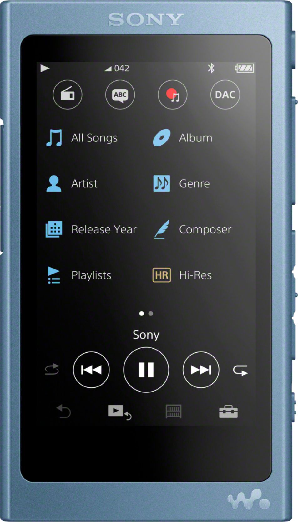sony digital music and photo player
